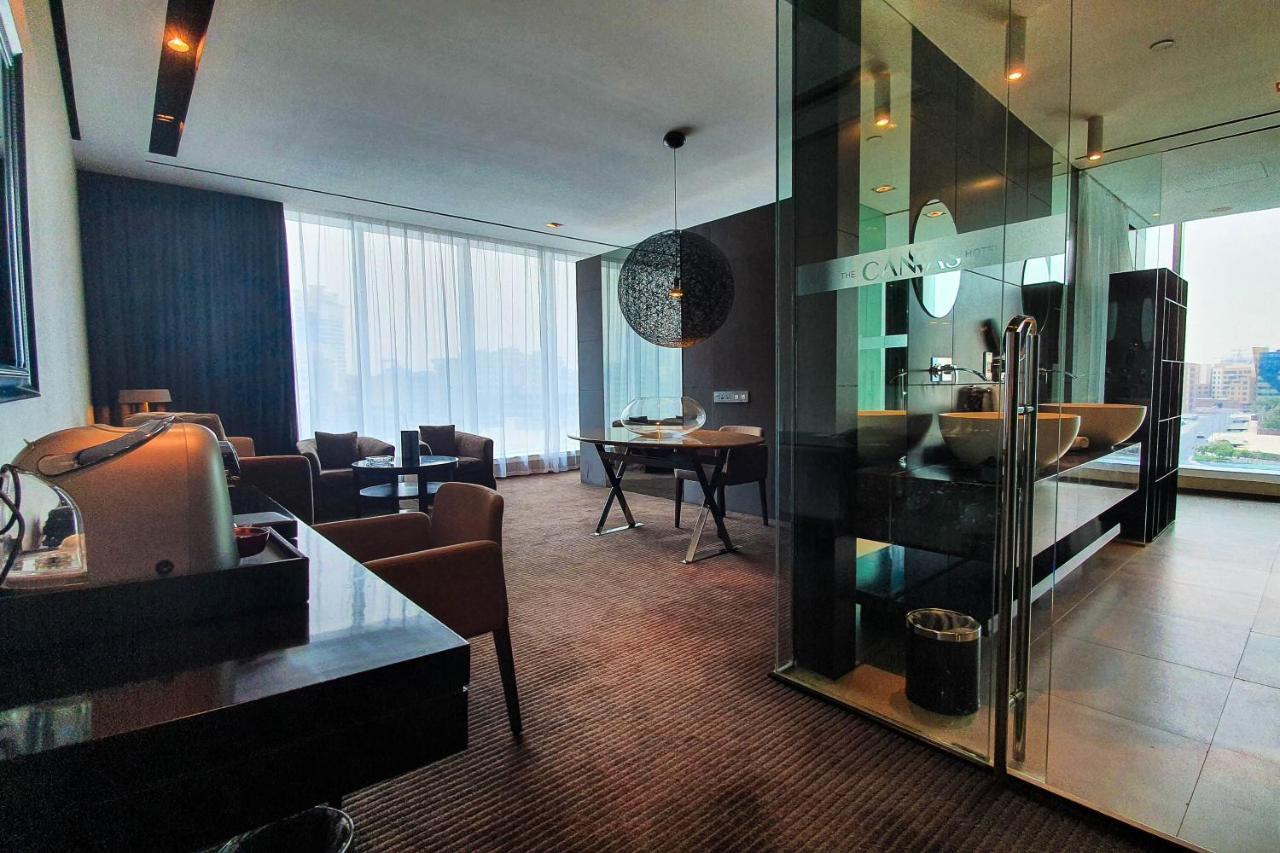 The Canvas Dubai - Mgallery Hotel Collection Exterior foto The lounge at the airport