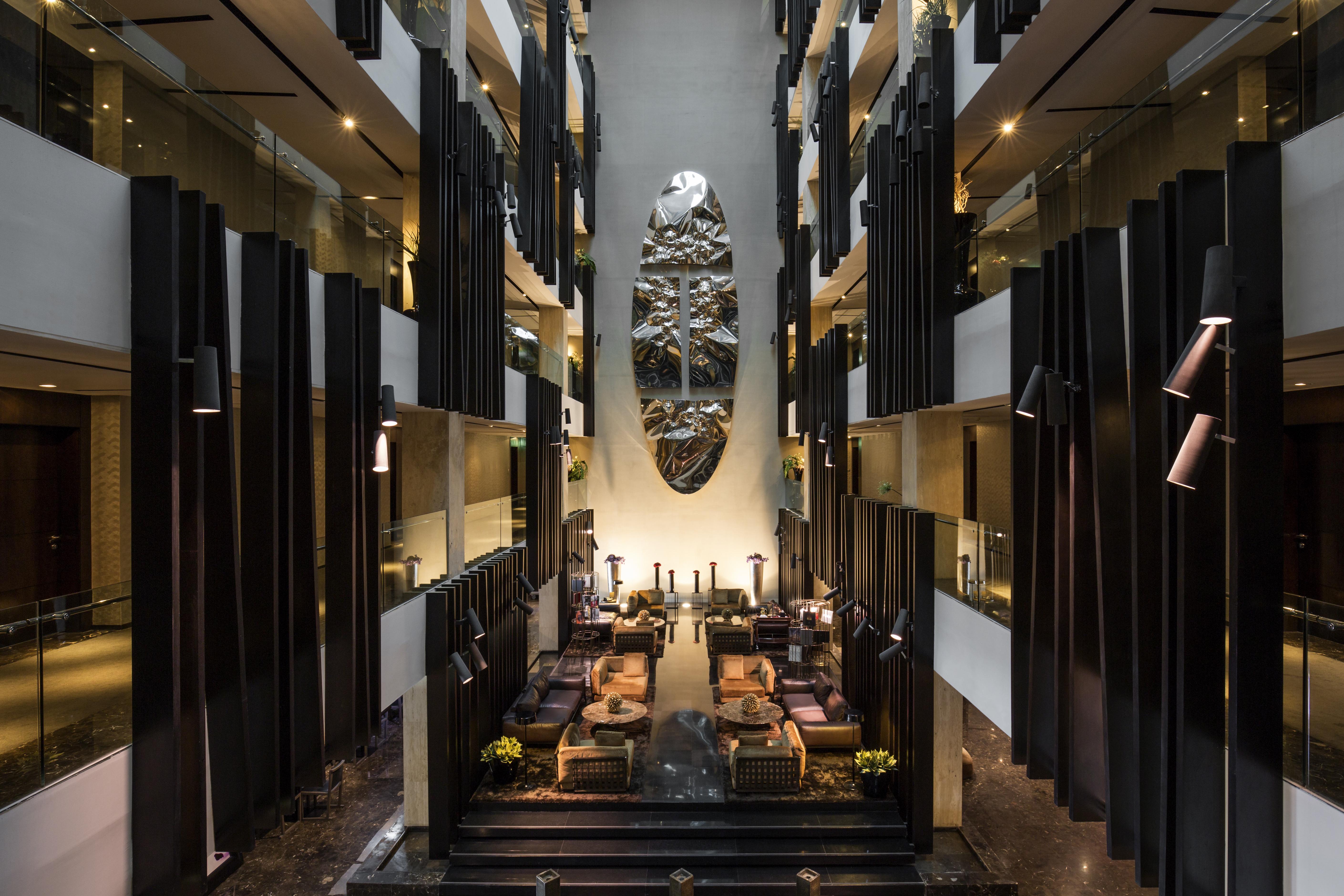 The Canvas Dubai - Mgallery Hotel Collection Exterior foto The hotel's lobby